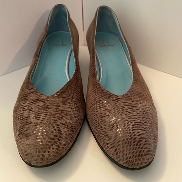 Thierry Rabotin Women’s Taupe‎ Italian Leather Pumps EU 38.5 - Picture 1 of 5